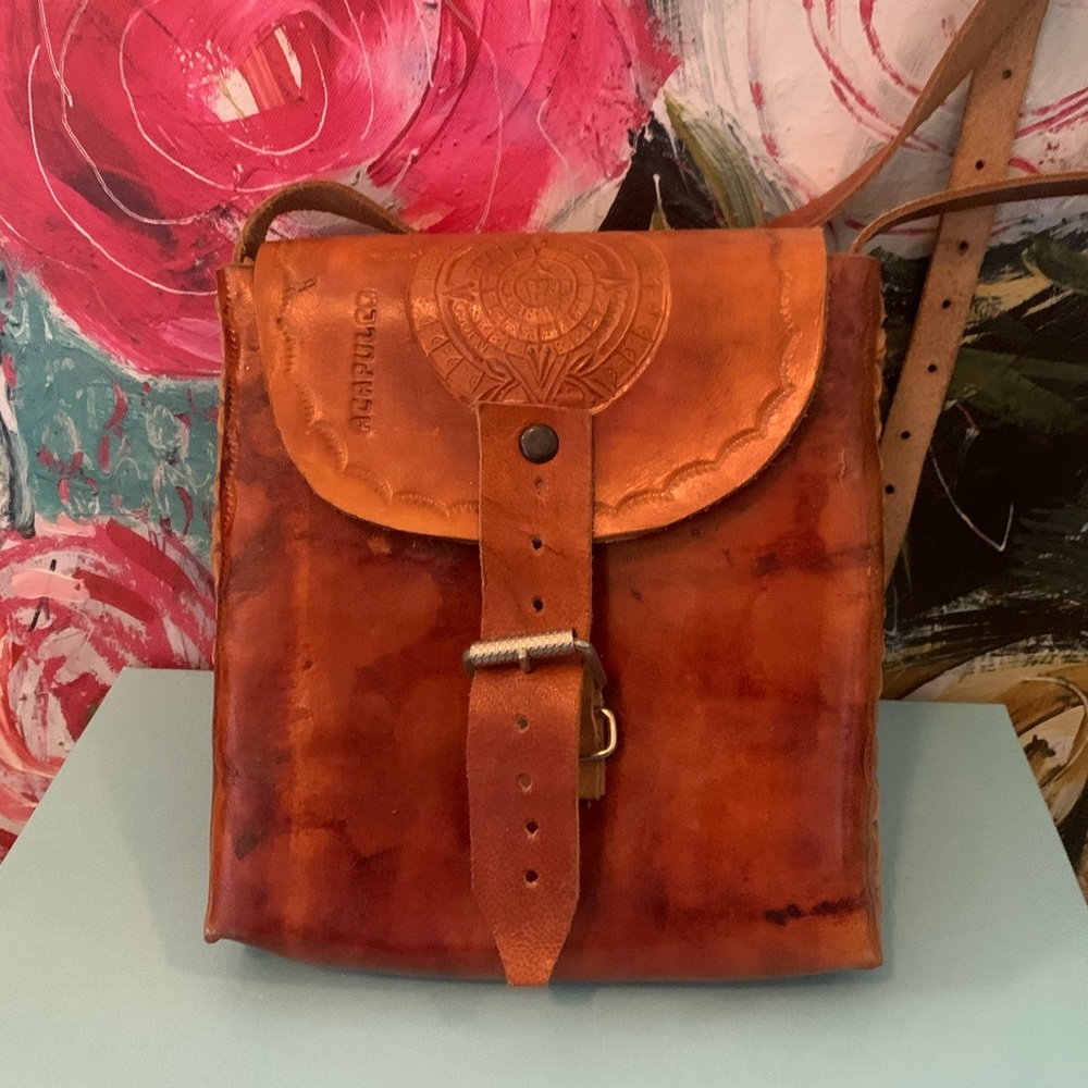 Handmade leather purse